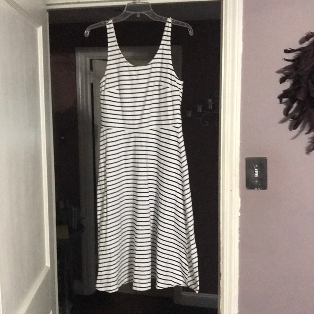 Old navy medium a line striped dress
